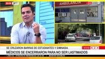 🚨 CRUCE BARRAS EN EL HOSPITAL DE GONNET: MÉDICOS TUVIERON QUE ENCERRARSE