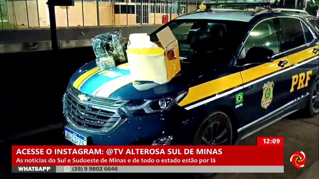 PRF apreende carga de cigarros eletrônicos na BR-381 em Cambuí