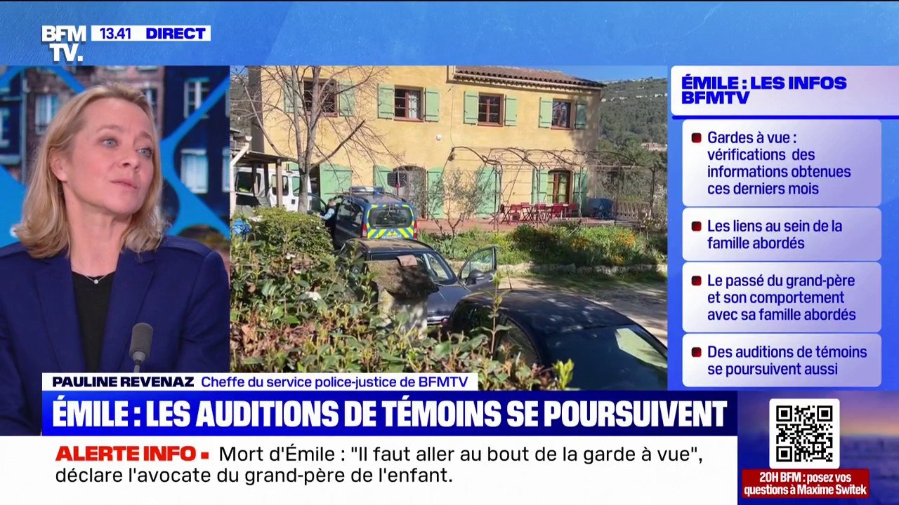 Gardes à vue, auditions de témoins...Que cherchent à savoir les enquêteurs dans la mort d'Émile?