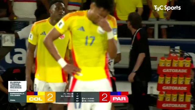 Colombia 2-2 Paraguay | Eliminatorias Sudamericanas Mundial 2026 | Fecha 14