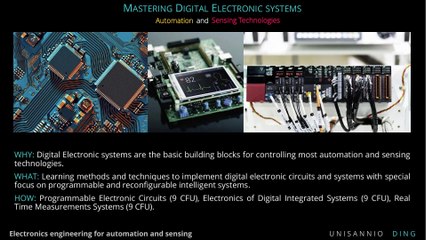 Università Sannio - Electronics Engineering for Automation and Sensing (26.03.25)