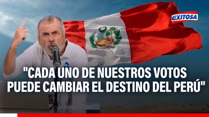 Nicolás Lúcar sobre elecciones 2026: "Cada uno de nuestros votos puede cambiar el destino del Perú"