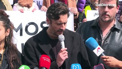 Carolina Yuste y Juan Diego Botto leen manifiesto contra rearme en Europa