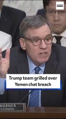 Trump team grilled over Yemen chat breach