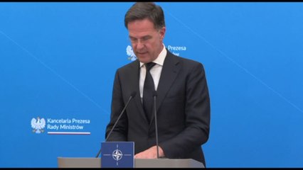 Nato, Rutte in Polonia: Russia resta più significativa minaccia