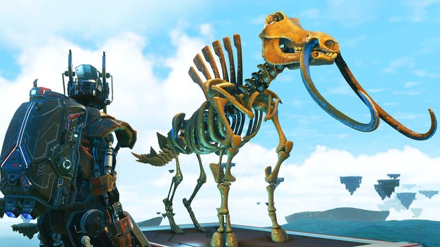 In No Man's Sky könnt ihr jetzt euer eigenes Dino-Museum eröffnen