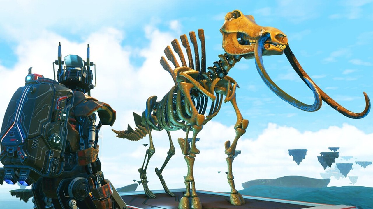 In No Man's Sky könnt ihr jetzt euer eigenes Dino-Museum eröffnen