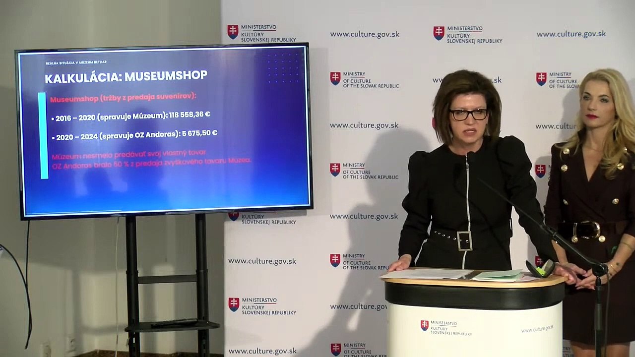 ZÁZNAM: M.Šimkovičová: Múzeum Betliar je unesené múzeum s paralelným svetom nezákonnosti