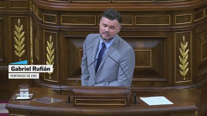 Rufián carga contra Mazón: "Un tipo inútil, mentiroso y miserable"