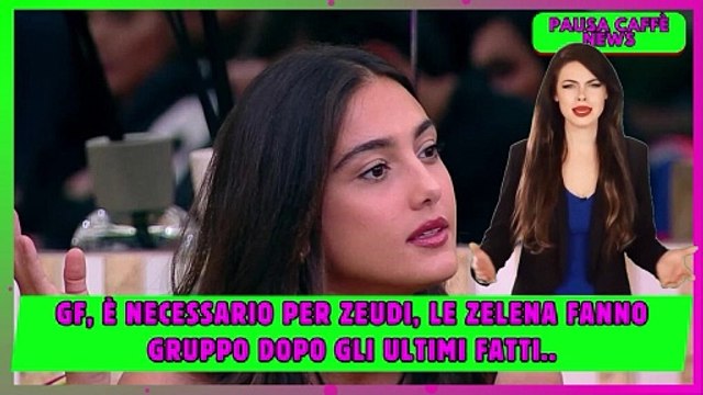 GF, è necessario per Zeudi, le Zelena fanno gruppo dopo gli ultimi fatti..