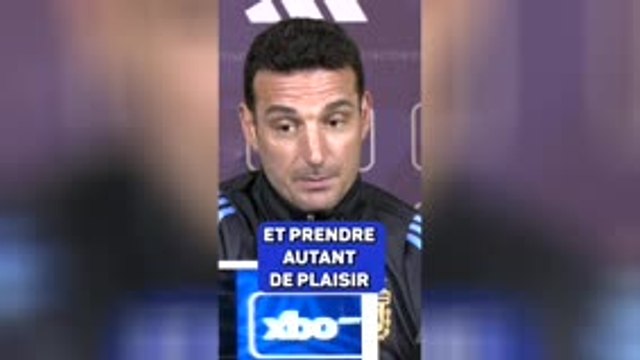 Argentine - Scaloni : J'espère bien que les gens savourent !