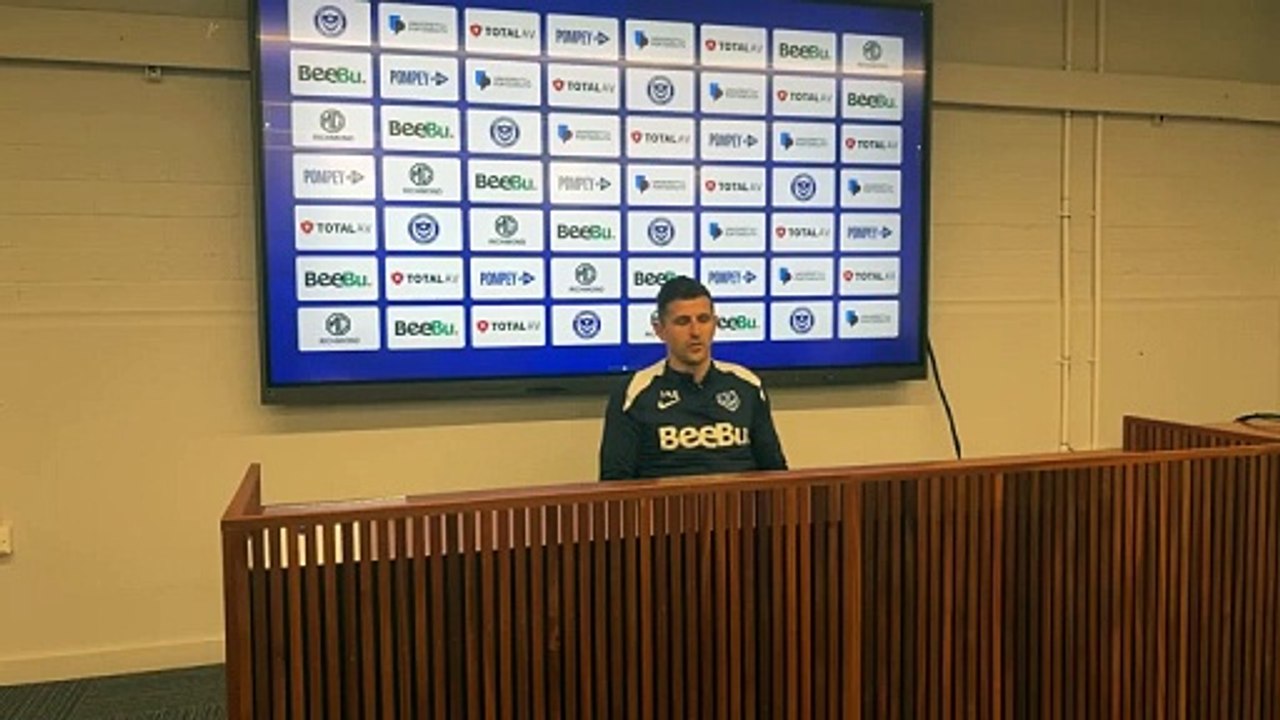 Portsmouth v Blackburn Rovers: John Mousinho's pre-match press conference