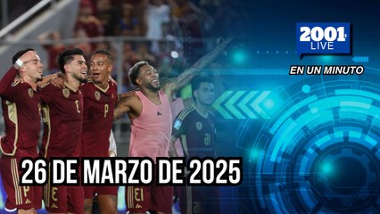 #EnUnMinuto │26 de marzo de 2025: Los acontecimientos más relevantes del mundo