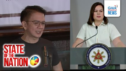 Hiling ng house prosecutors na pasagutin si VP Duterte sa articles of impeachment, tinanggihan ni SP Escudero | SONA