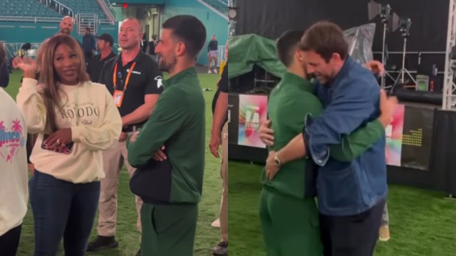 Tennis - Miami 2025 - Quand Novak Djokovic croise Serena Williams et Juan Martin del Potro au Miami Open