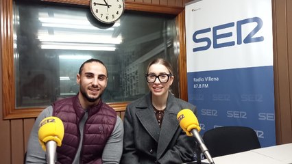 Jose García y Lucía Angel, de Tyboc en Radio Villena