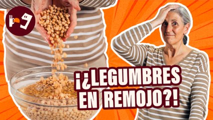 Si se te olvida poner las legumbres en remojo, usa este truco, ¡y solucionado!