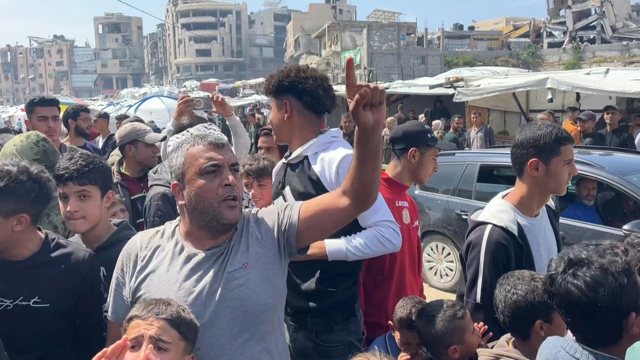 Hunderte Palästinenser demonstrierten gegen Hamas