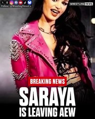 BREAKING NEWS: Former AEW World Champion Saraya Is Leaving The AEW Wrestling.
