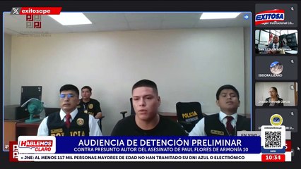 Sospechoso del asesinato de Paul Flores negó presunta implicancia en crimen: "No han encontrado nada"