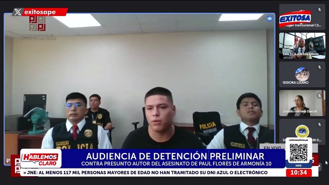 Sospechoso del asesinato de Paul Flores negó presunta implicancia en crimen: No han encontrado nada