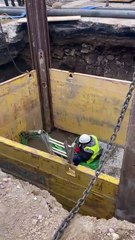 Así avanzan las obras del socavón de San Rafael en Segovia