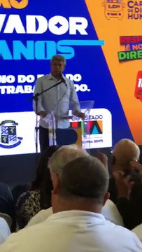Jerônimo cutuca Bruno Reis sobre os catadores e ambulantes do carnaval: “Quem cuida dessa gente?”