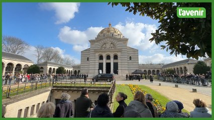 Funérailles d'Emilie Dequenne au Père Lachaise