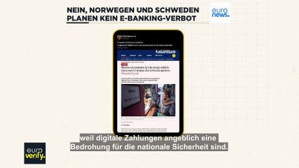 Nein, Norwegen und Schweden haben digitale Banküberweisungen nicht verboten