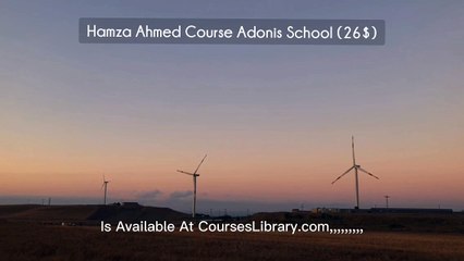 Hamza Ahmed Course Adonis School (26$)