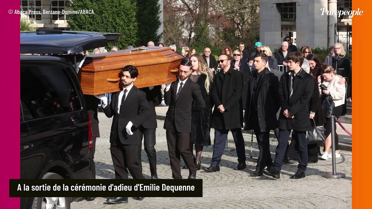 Dernier voyage d'Emilie Dequenne : son mari Michel Ferracci s'effondre dans les bras de Milla, la fille de l'actrice