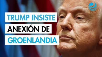 Trump insiste en la anexión de Groenlandia antes de la visita de una delegación de Estados Unidos