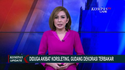 Diduga Akibat Korsleting, Gudang Penyimpanan Dekorasi Pernikahan dan Katering