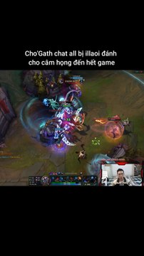 Cho'Gath chat all bị illaoi đánh cho câm họng đến hết game #chogath #illaoi #lienminhhuyenthoai #leagueoflegends