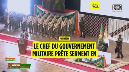 Niger: le chef du gouvernement militaire prête serment en tant que président