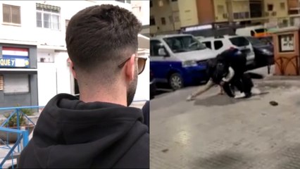 Un policía fuera de servicio frena una agresión en plena calle de Málaga