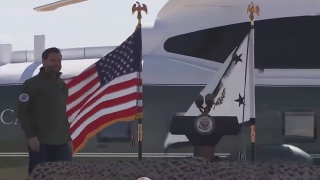 JD Vance gets a hero's welcome at Marine Corps Base Quantico