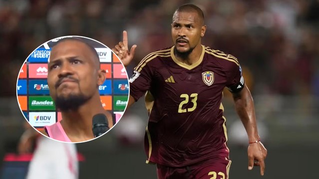 Salomón Rondón no puede contener emoción y lágrimas sobre pregunta del Mundial 2026