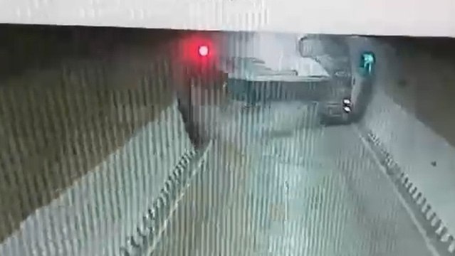 Video: Bus skids, overturns inside tunnel on Jammu–Srinagar highway; 13 injured