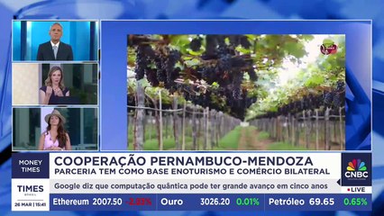 Cooperação Pernambuco-Mendoza no turismo e viticultura; prefeita de Lagoa Grande compartilha ação