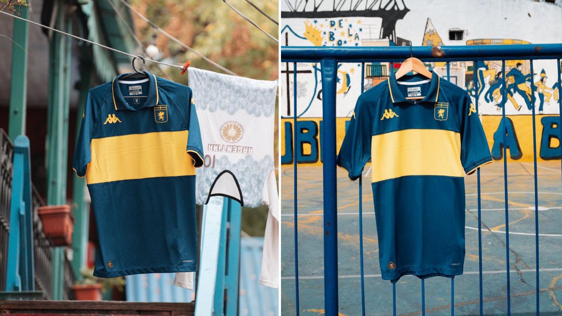 Génova saca jersey en honor a los 120 años de Boca Juniors