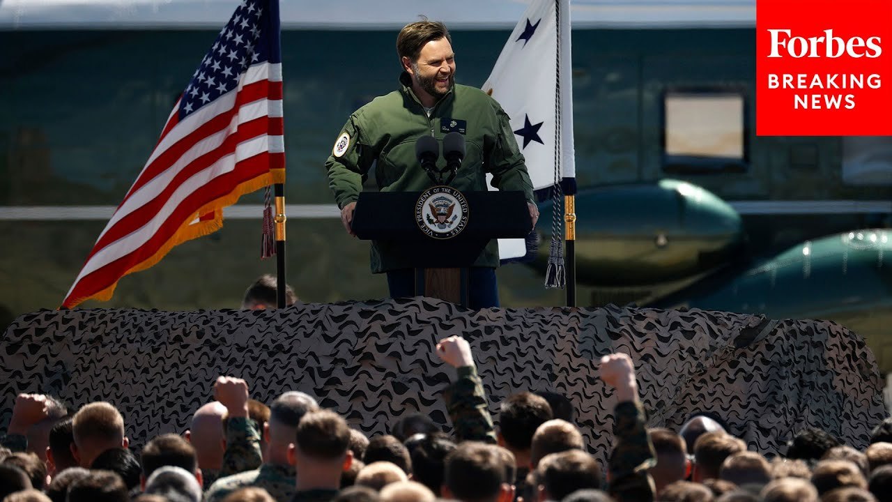 Vice President JD Vance Slams DEI In Remarks To Troops At Marine Corps Base Quantico