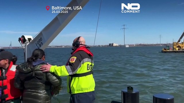 Rodziny oddają hołd ofiarom katastrofy w Baltimore