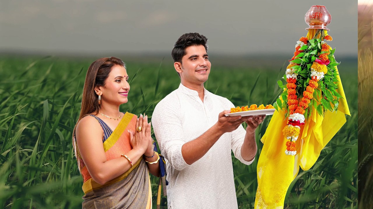 Happy Gudi Padwa 2025  Whatsapp Status Wishes Video Greetings Messages | गुढीपाडवा शुभेच्छा
