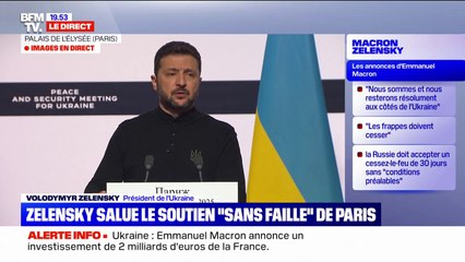 Guerre en Ukraine: "Il est temps de passer aux discussions sérieuses sur les garanties de la sécurité", estime Volodymyr Zelensky