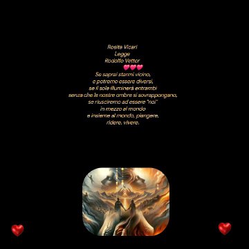 Una poesia di Rosita Vicari (spesso erroneamente attribuita sul web a Pablo Neruda)❤️❤️❤️ Rosita Vicari Legge Rodolfo Vettor ❤️❤️❤️