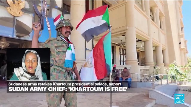 Sudan army chief declares capital 'free' from inside presidential palace