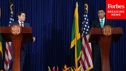 Marco Rubio Meets With Jamaican PM As Trump Admin. Reels From Leaked Signal Chat Scandal