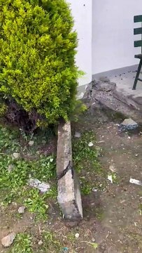 I danni provocati dal fulmine a Corte Franca nel Bresciano