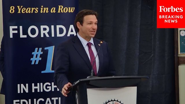 Gov. Ron DeSantis Celebrates Florida's Education Record At Board Of Governors Meeting